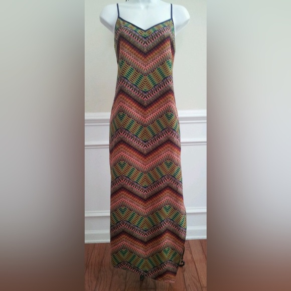 Sanctuary Dresses & Skirts - SANCTUARY Women's Dress Junior Open Sides ZIG ZAG Lined Maxi